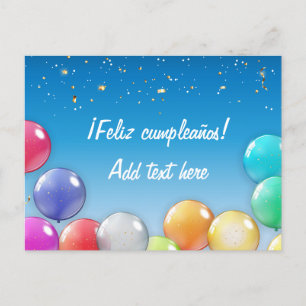¡Feliz cumpleaños! Spanish Birthday Card