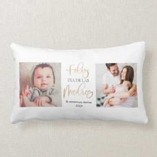 Feliz Dia De Las Madres Mother's Day 2 Photo Lumbar Cushion