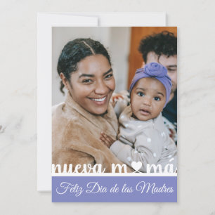 Feliz Dia de las Madres Spanish Flat Greeting Card