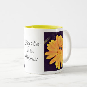 Feliz Día de las Madres taza de café Two-Tone Co Coffee Mug