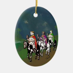 ¡Feliz Día de Reyes! Ceramic Ornament