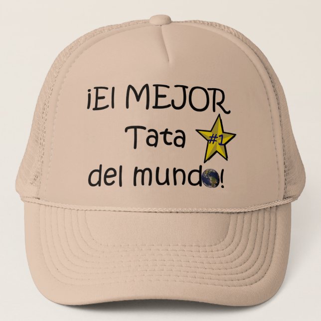¡Feliz día del padre - para el mejor! Trucker Hat (Front)