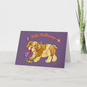 Feliz Halloween Cachorrito Halloween Card