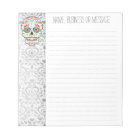Feliz Muertos - Custom Sugar Skull Notepad