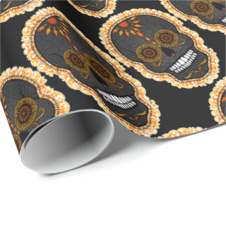 Feliz Muertos - Happy Sugar Skulls Wrapping Paper