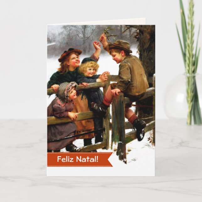 Feliz Natal. Christmas Cards in Portuguese (Front)