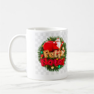 feliz natal coffee mug