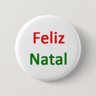 feliz natal coffee mug 6 cm round badge