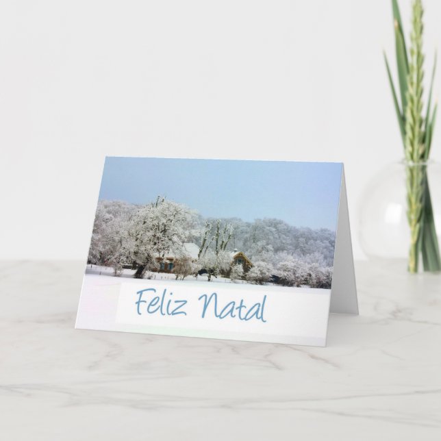 Feliz Natal, Portuguese Christmas card (Front)