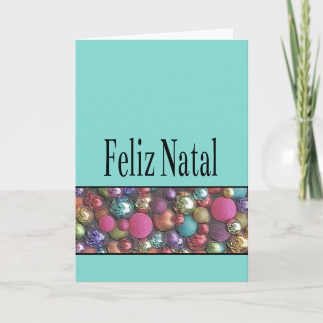 Feliz Natal - Portuguese Christmas Card (Front)