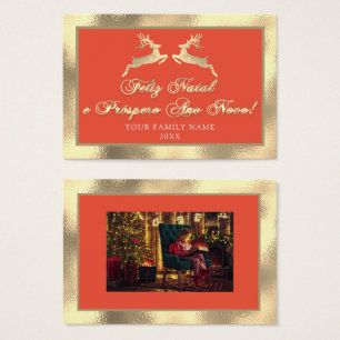 Feliz Natal Próspero Anno Nuovo Photo Gold Royal