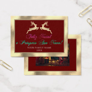 Feliz Natal Próspero Anno Nuovo Photo Royal