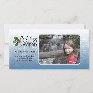 Feliz Navidad - 1 photo Holiday Card