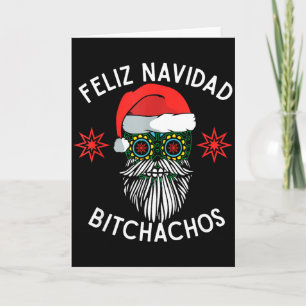 Feliz Navidad Achos Funny Spanish Merry Christmas Card