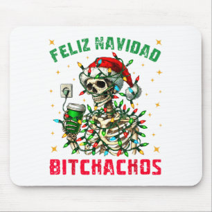 Feliz Navidad Achos Shirt Merry Xmas Christmas Lig Mouse Pad