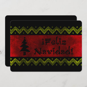 Feliz Navidad arriba Invitation