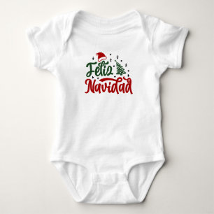 Feliz Navidad Baby Bodysuit