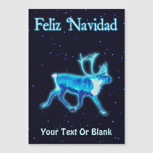Feliz Navidad - Blue Caribou (Reindeer)