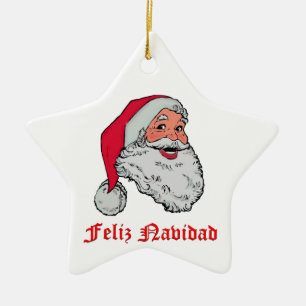 Feliz Navidad Ceramic Tree Decoration