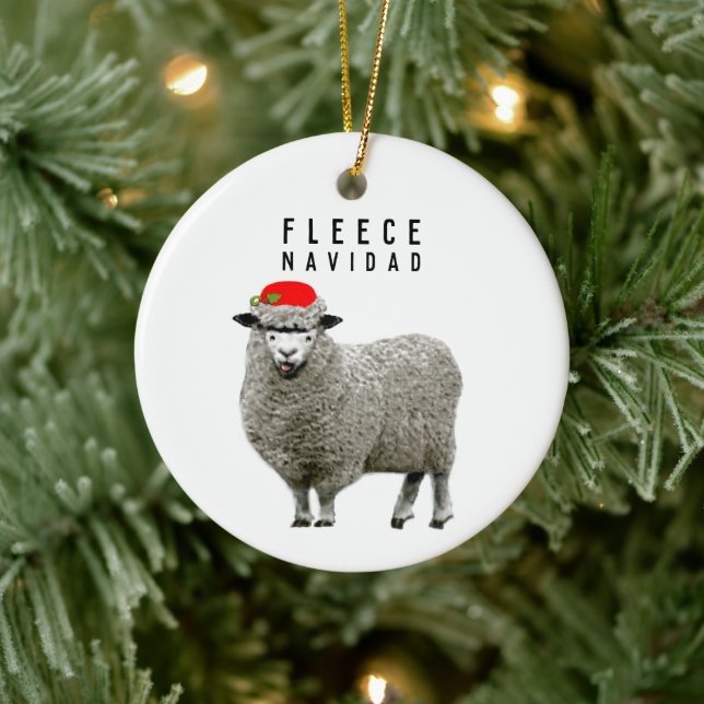 feliz Navidad Ceramic Tree Decoration (Tree)