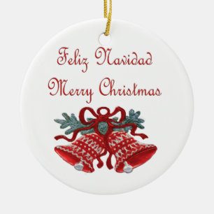Feliz Navidad Ceramic Tree Decoration