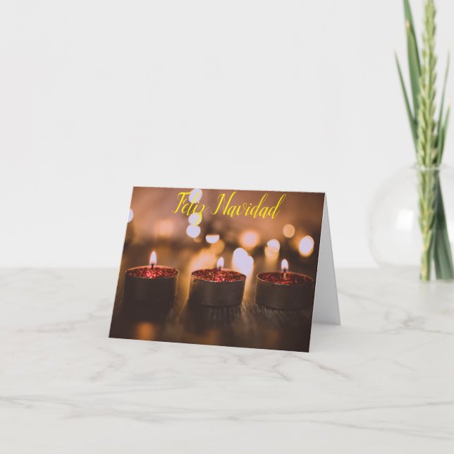 Feliz Navidad Christmas Card (Front)