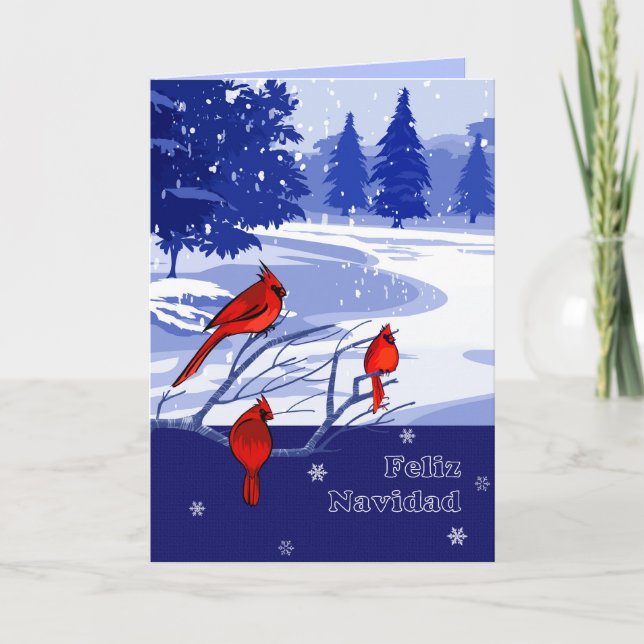 Feliz Navidad. Christmas Cards in Spanish (Front)
