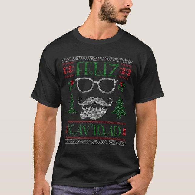 Feliz Navidad Christmas gift T-Shirt (Front)