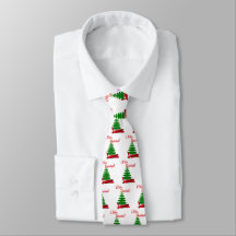Feliz Navidad - Christmas Tree with Red Ribbon