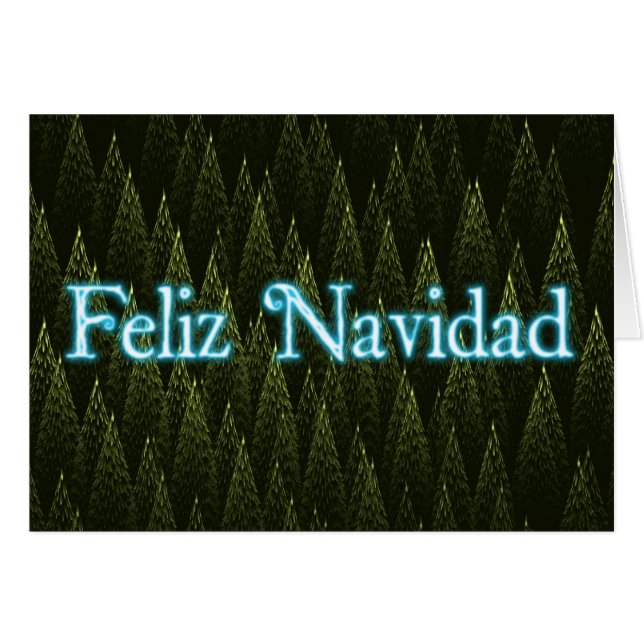 Feliz Navidad - Conifers (Front Horizontal)