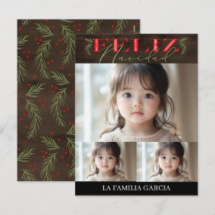 Feliz Navidad Custom Photo Cards 2026