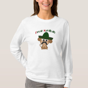 Feliz Navidad! Cute monkey T-Shirt