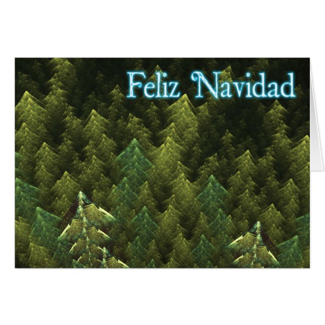 Feliz Navidad - Dark Forest (Front Horizontal)