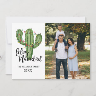 Feliz Navidad Family Photo Holiday Card