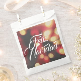 Feliz Navidad Favour Bag