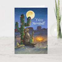Feliz Navidad Festive Funny Cat Christmas