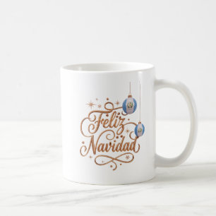 Feliz Navidad Guatemala Gold Christmas Coffee Mug