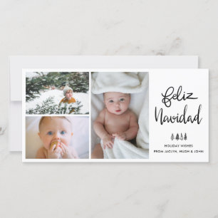 Feliz Navidad   Handwritten Script Holiday Photo