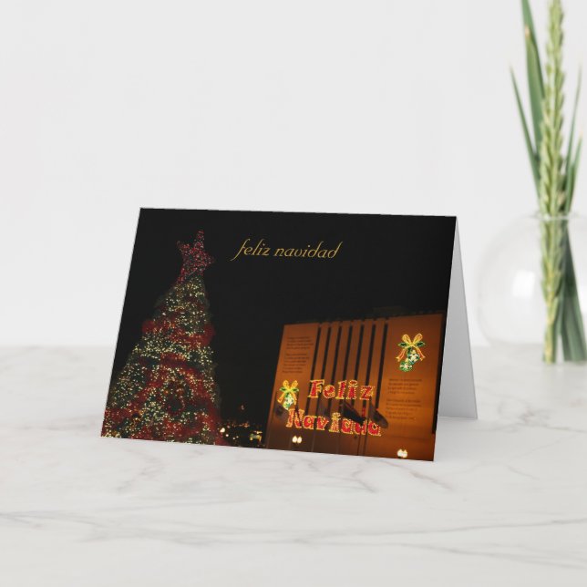 feliz navidad holiday card (Front)