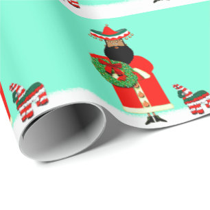 Feliz Navidad Holiday Gift Wrapping Paper