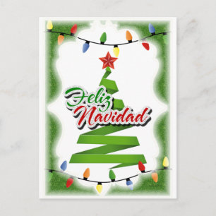 Feliz Navidad Holiday Postcard
