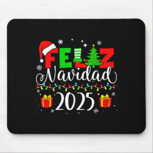 Feliz Navidad Matching Family Spanish Christmas Me Mouse Pad