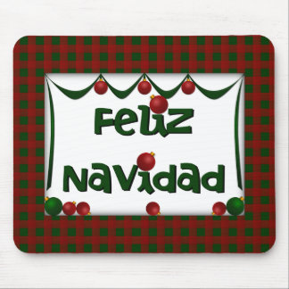 Feliz Navidad - Merry Christmas Holiday Mousepad