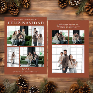 Feliz Navidad Multi Photo Holiday Card