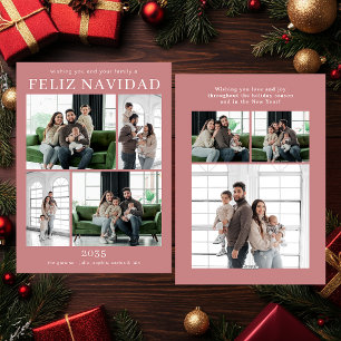Feliz Navidad Multi Photo Holiday Card