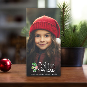 Feliz Navidad: One Large Photo Holiday Card