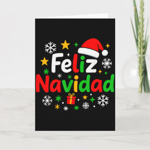 Feliz Navidad Pyjamas Shirt, Cute Spanish Mexican  Card