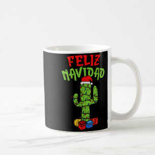 Feliz Navidad Shirt Mexican Christmas Cactus Xmas  Coffee Mug