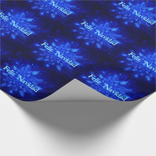 Feliz Navidad - Snowburst Wrapping Paper