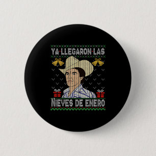 Feliz Navidad Spanish Las Nieves De Enero El Del C 6 Cm Round Badge